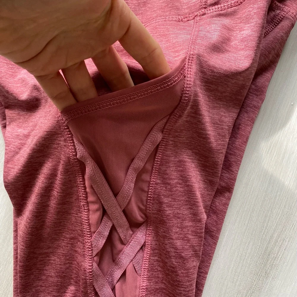 2/$20: Rosebloom Mesh Lattice Leggings for Girls